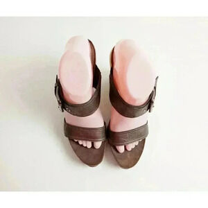 Donald J Pliner Womens Ghita Espadrilles Sandals Brown Open Toe Metallic 9.5 M